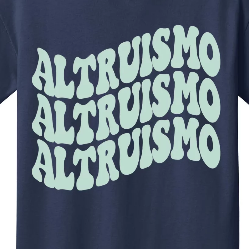 Altruismo School Spirit Wavy Stacked Kids T-Shirt