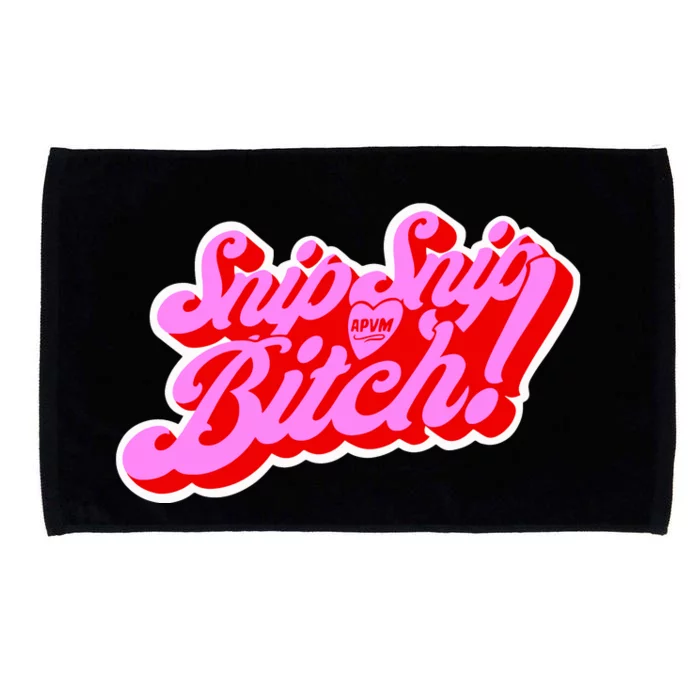 Angeriaqueen Snip Snip Apvm Bitch Limited Microfiber Hand Towel