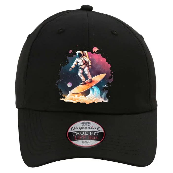 Astronaut Surfing Space Surfer Gift The Original Performance Cap