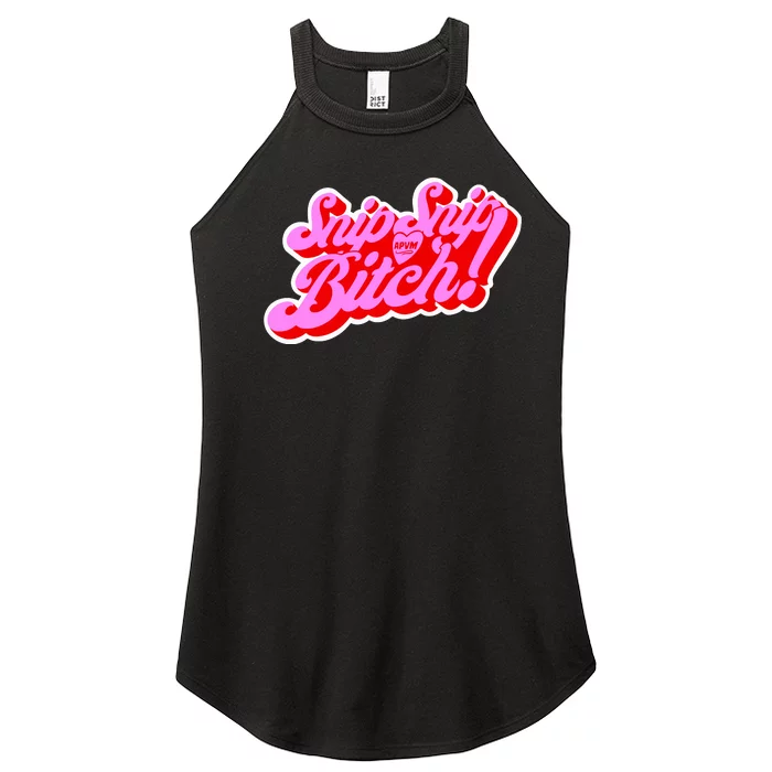 Angeriaqueen Snip Snip Apvm Bitch Limited Women’s Perfect Tri Rocker Tank