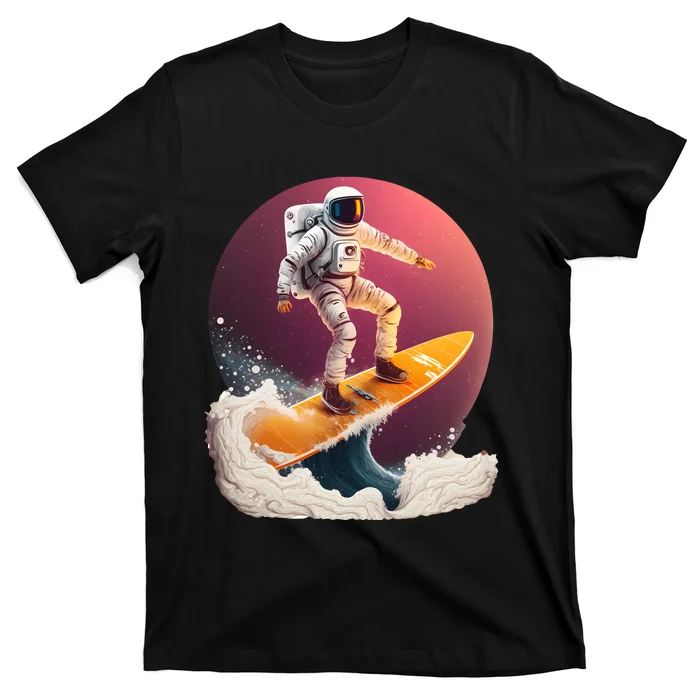 Astronaut Surfing Space Surfer T-Shirt