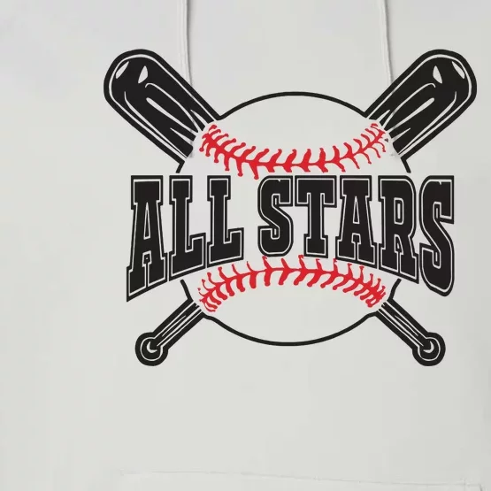 All Stars Softball Baseball Performance Fleece Hoodie