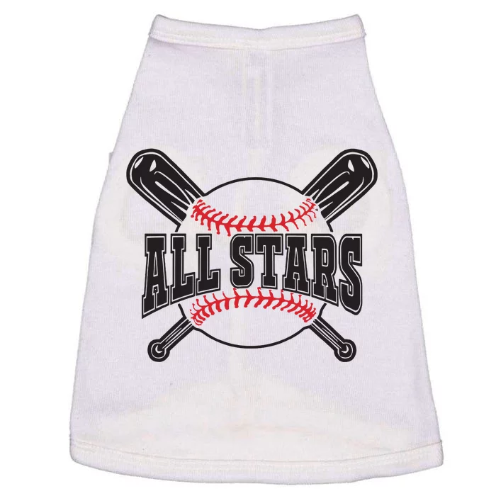 All Stars Softball Baseball Doggie Tank