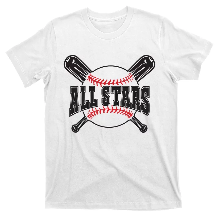 All Stars Softball Baseball T-Shirt