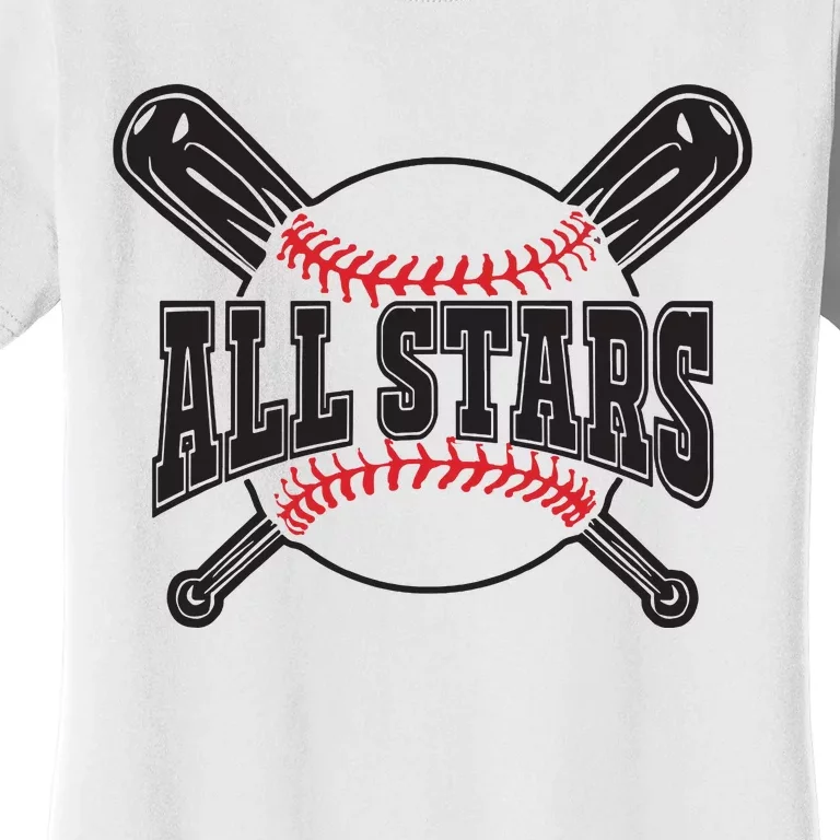 All Stars Softball Baseball Women's T-Shirt