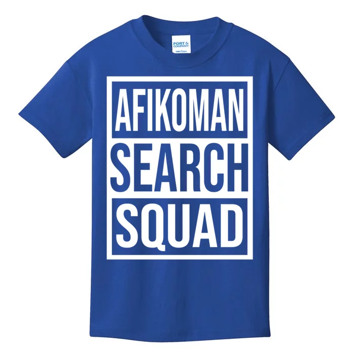 Afiko Search Squad Funny Passover Seder Design Funny Gift Kids T-Shirt