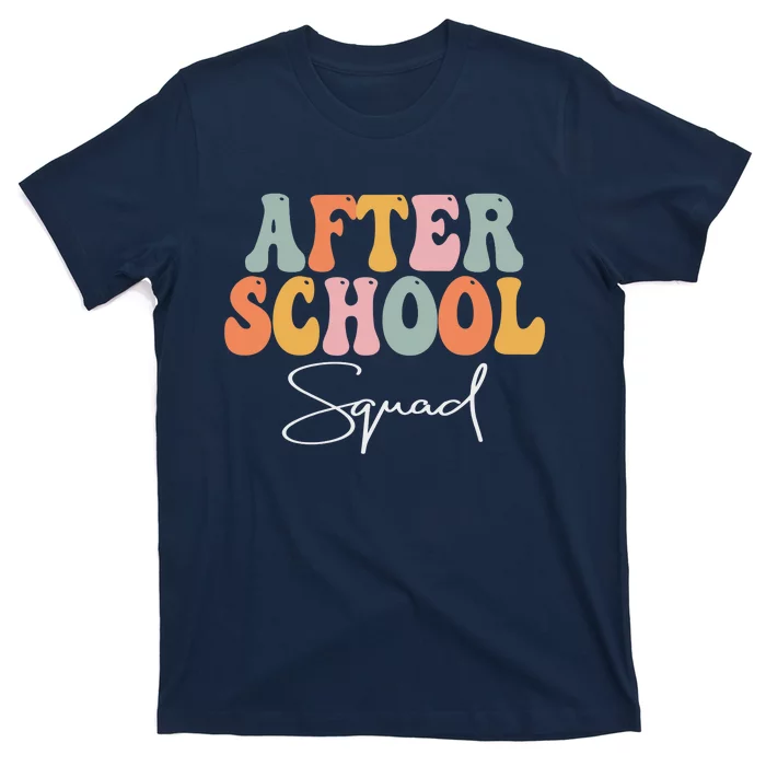 After School Squad Retro Groovy Vintage First Day Of School T-Shirt