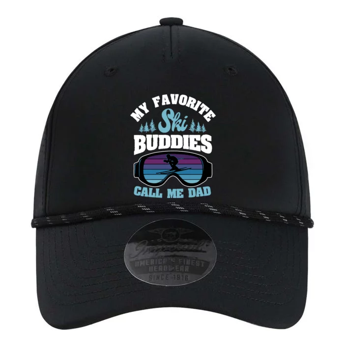 Alpine Ski Slope Skiing Dad Skier Snowboarder Fathers Day Gift Performance The Dyno Cap