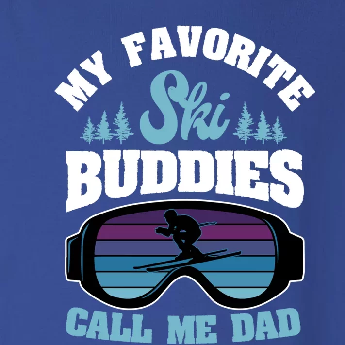 Alpine Ski Slope Skiing Dad Skier Snowboarder Fathers Day Gift Toddler Long Sleeve Shirt