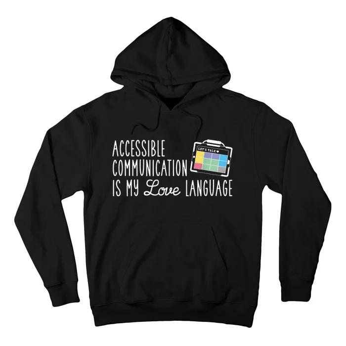 Aac Slp Speech Therapy Aac Communication Device For Autism Hoodie