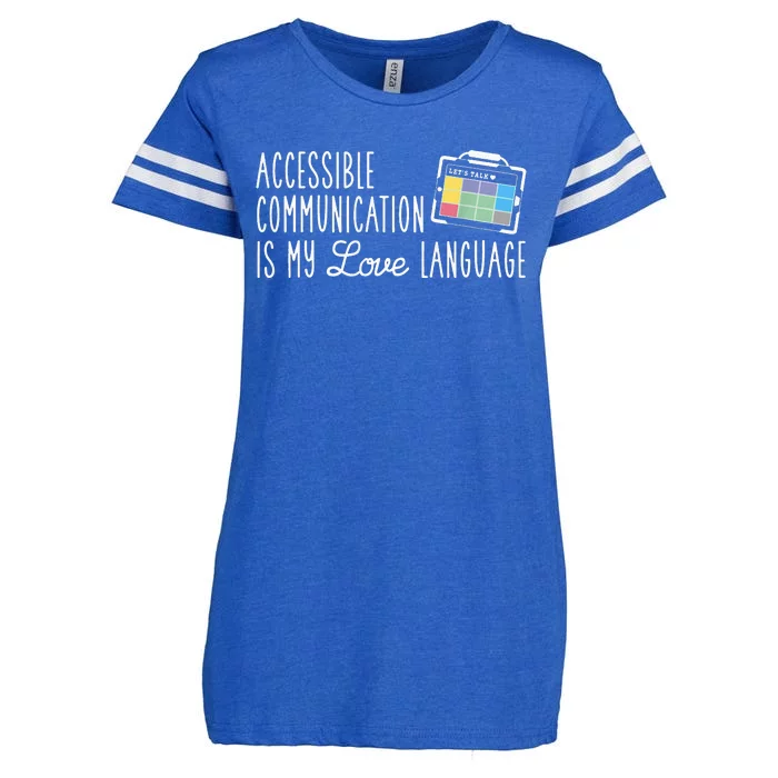 Aac Slp Speech Therapy Aac Communication Device For Autism Enza Ladies Jersey Football T-Shirt