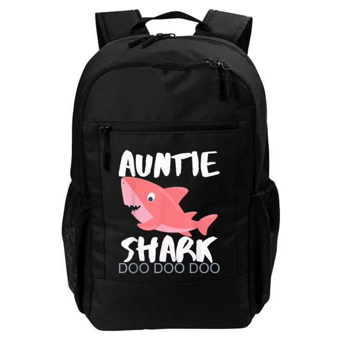 Auntie Shark Shirt Gifts From Niece Nephew Daily Commute Backpack