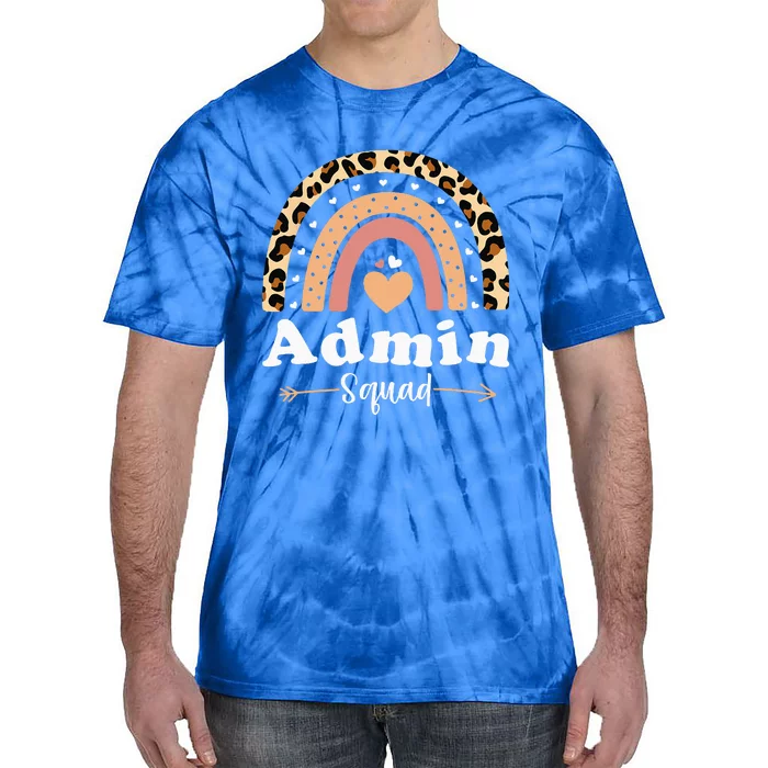 Admin Squad School Admin Assistant Principal Administrator Tie-Dye T-Shirt