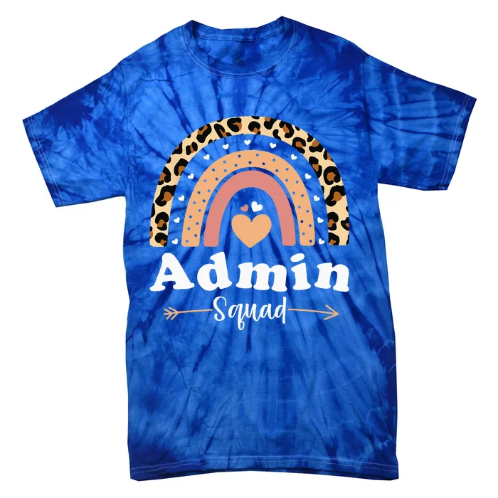 Admin Squad School Admin Assistant Principal Administrator Tie-Dye T-Shirt