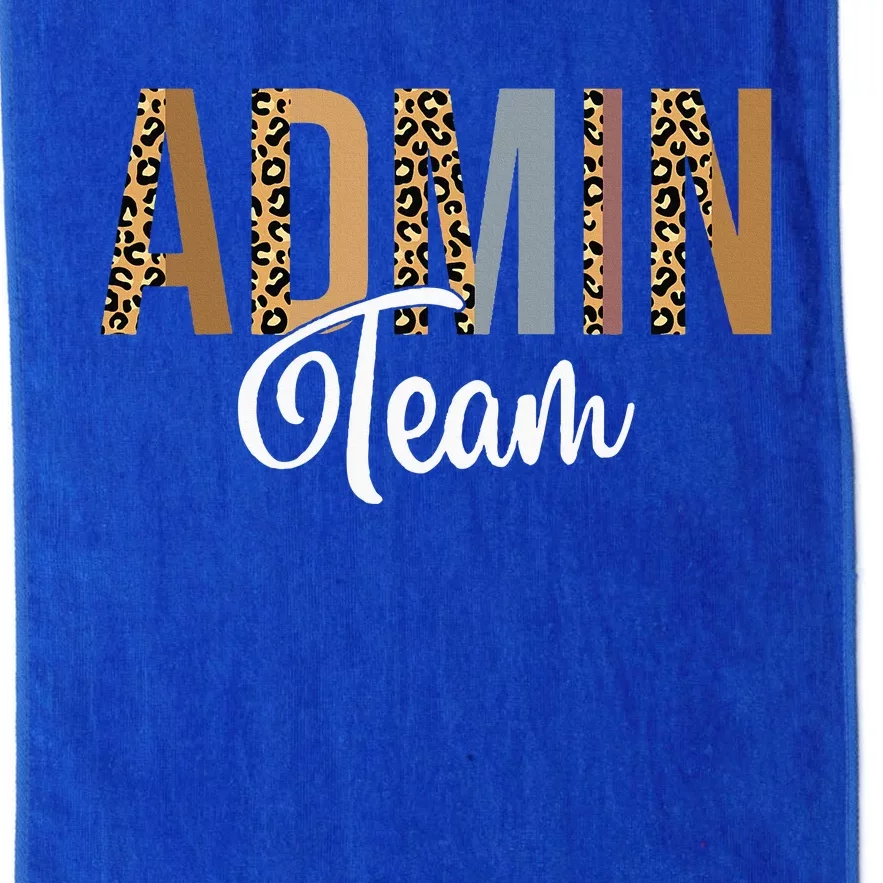 Admin Squad School Admin Team Principal Administrator Platinum Collection Golf Towel