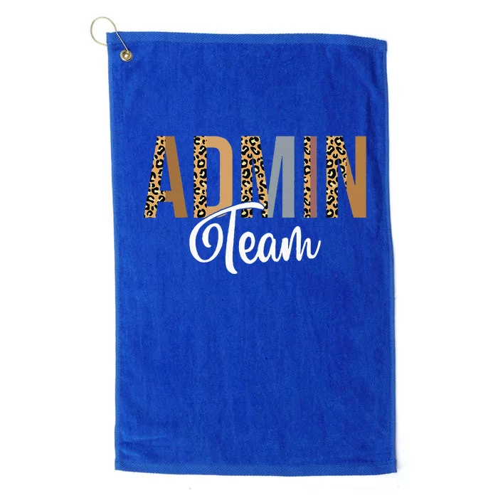 Admin Squad School Admin Team Principal Administrator Platinum Collection Golf Towel