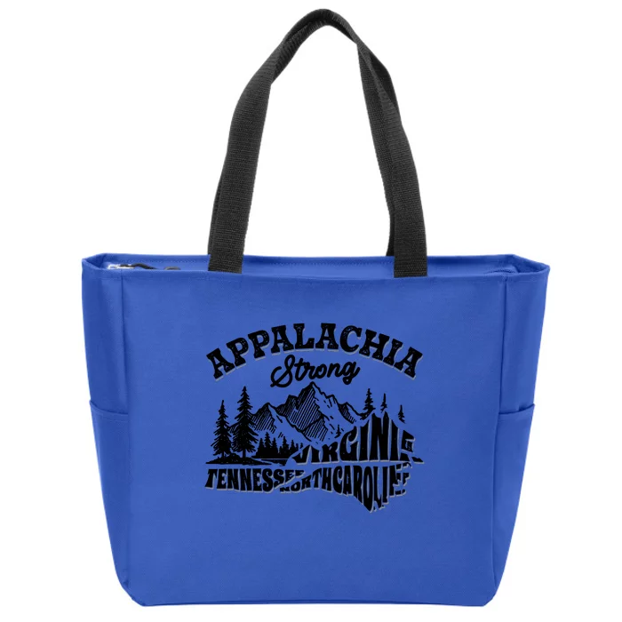 Appalachia Strong Support Suporter Appalachia Zip Tote Bag