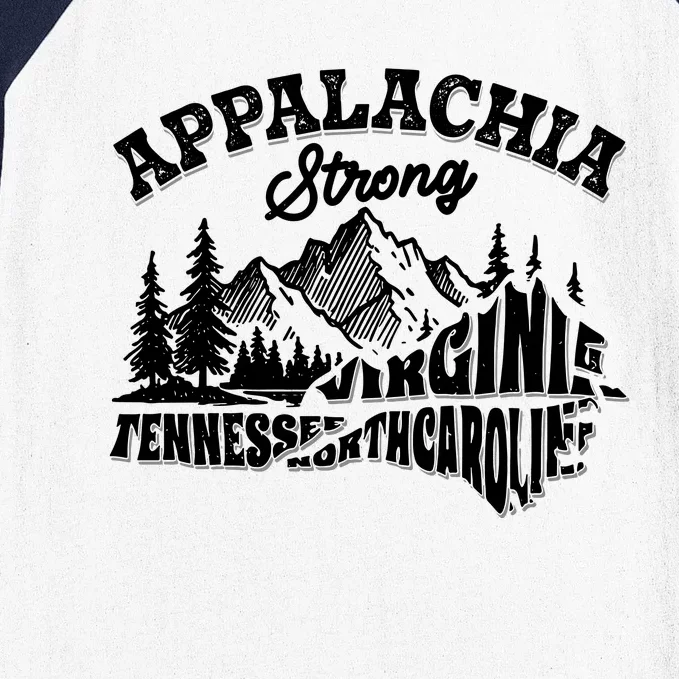 Appalachia Strong Support Suporter Appalachia Baseball Sleeve Shirt