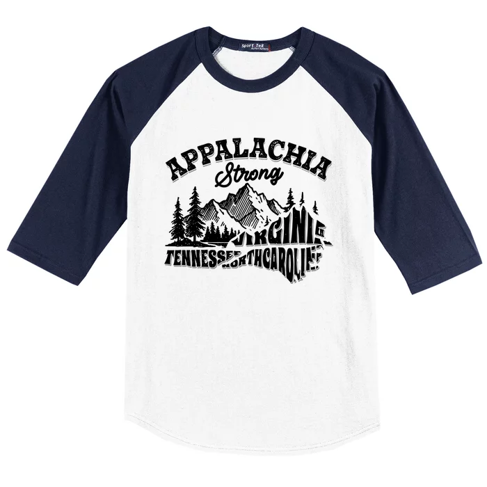 Appalachia Strong Support Suporter Appalachia Baseball Sleeve Shirt