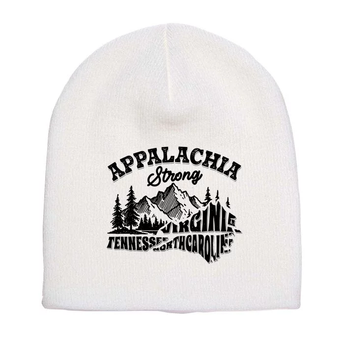 Appalachia Strong Support Suporter Appalachia Short Acrylic Beanie