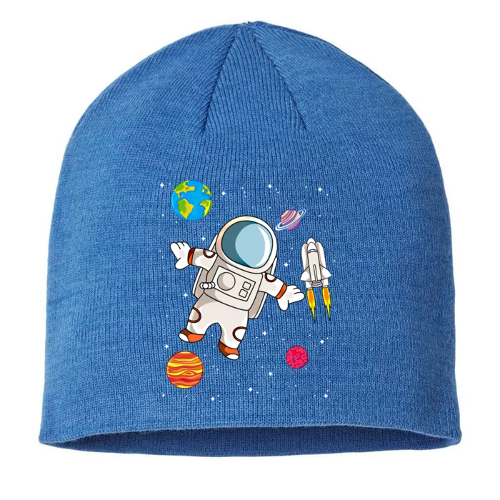 Astronaut Space Science Rocket Ship Gift 8 1/2in Sustainable Knit Beanie