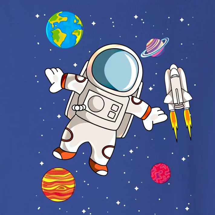 Astronaut Space Science Rocket Ship Gift Toddler Long Sleeve Shirt