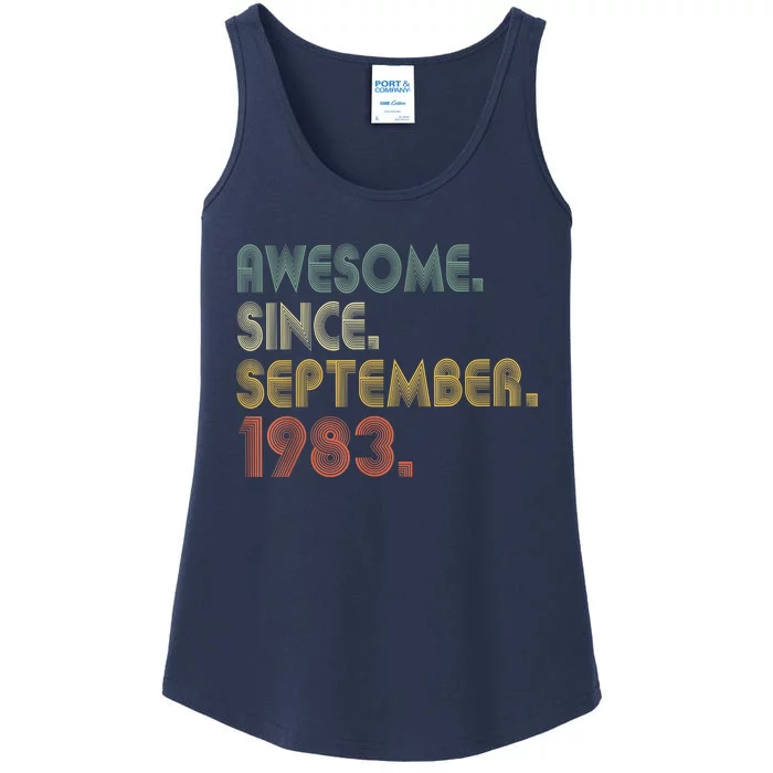 Awesome Since September 1983 40th Birthday Gifts 40 Year Old Ladies Essential Tank