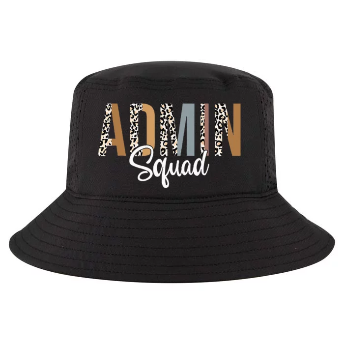 Admin Squad School Admin Assistant Principal Administrator Cool Comfort Performance Bucket Hat