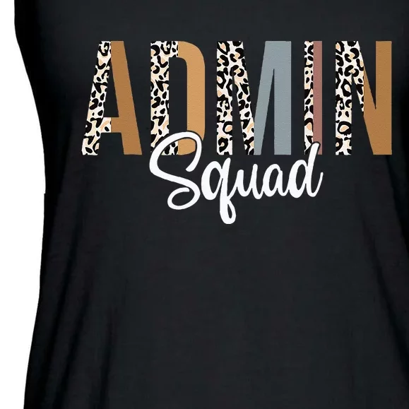 Admin Squad School Admin Assistant Principal Administrator Ladies Essential Flowy Tank