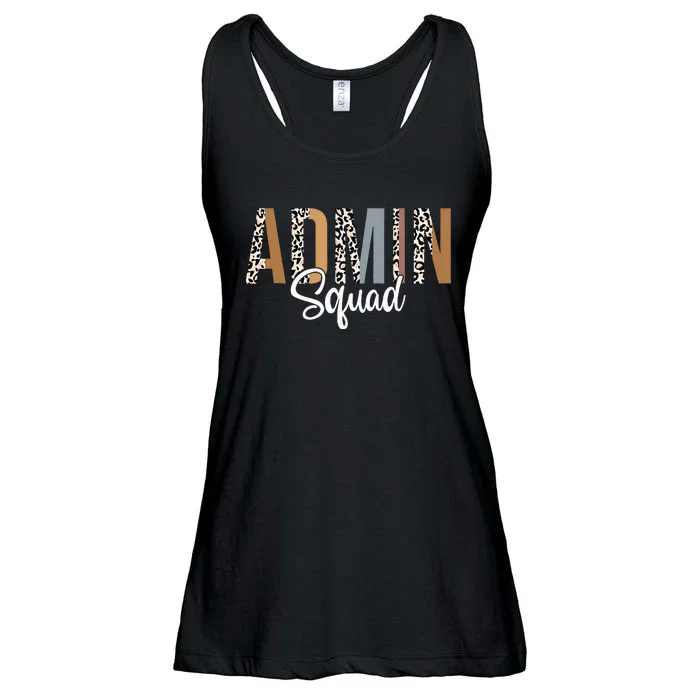 Admin Squad School Admin Assistant Principal Administrator Ladies Essential Flowy Tank