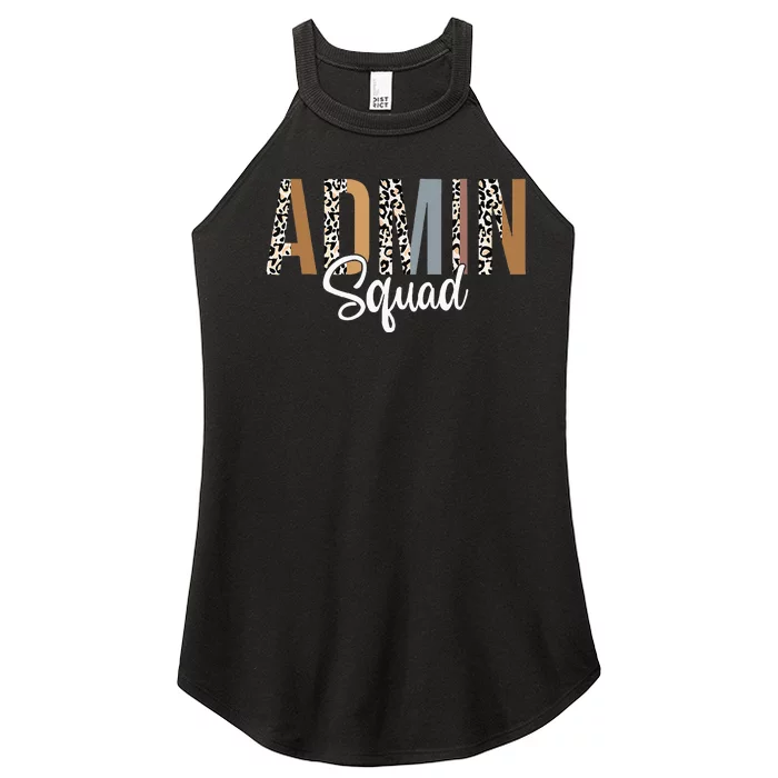 Admin Squad School Admin Assistant Principal Administrator Women’s Perfect Tri Rocker Tank