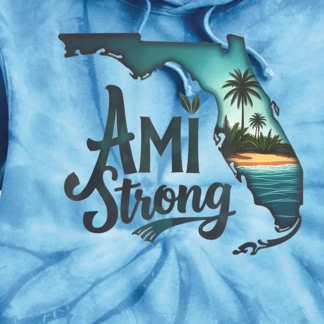 Ami Strong Support Florida Tie Dye Hoodie