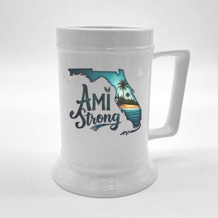 Ami Strong Support Florida Front & Back Beer Stein