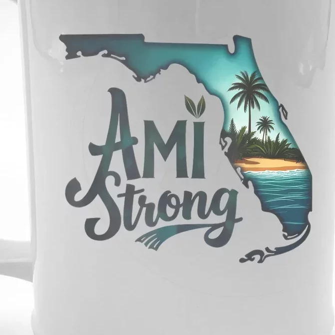 Ami Strong Support Florida Front & Back Beer Stein