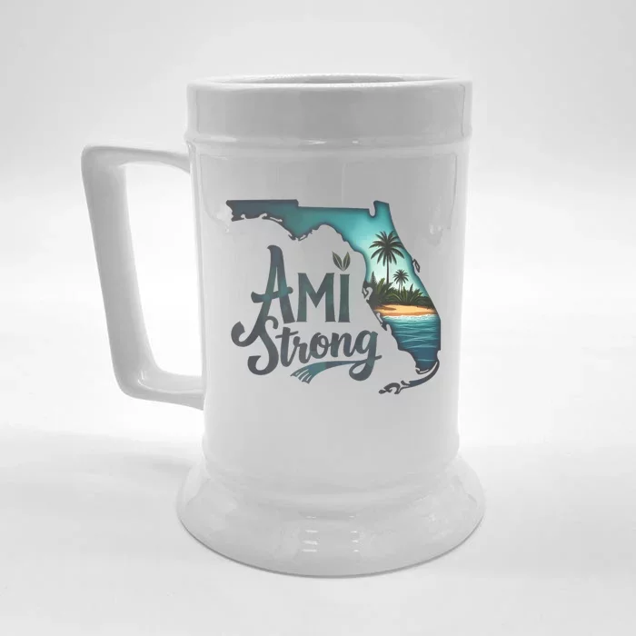 Ami Strong Support Florida Front & Back Beer Stein