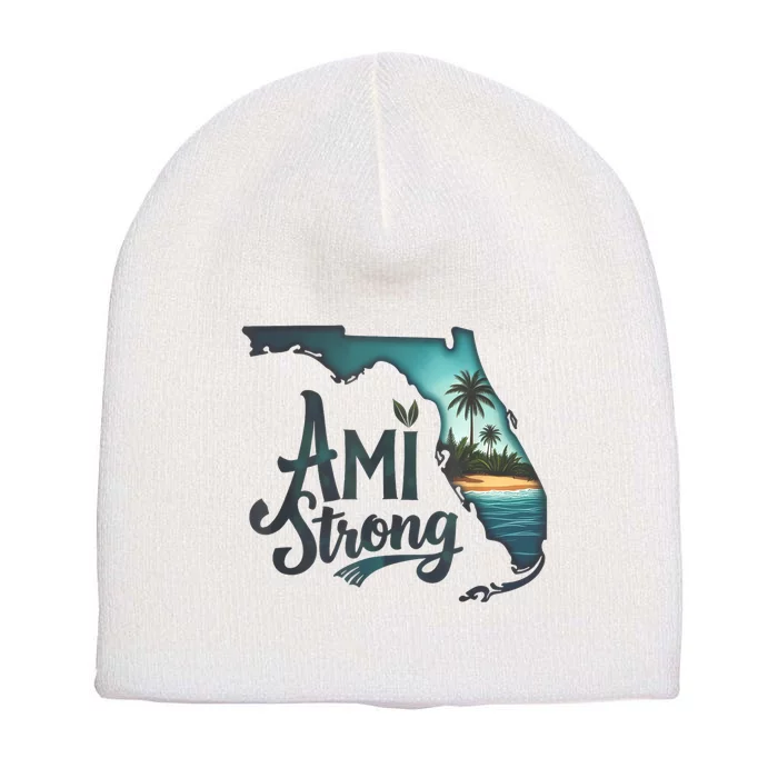 Ami Strong Support Florida Short Acrylic Beanie