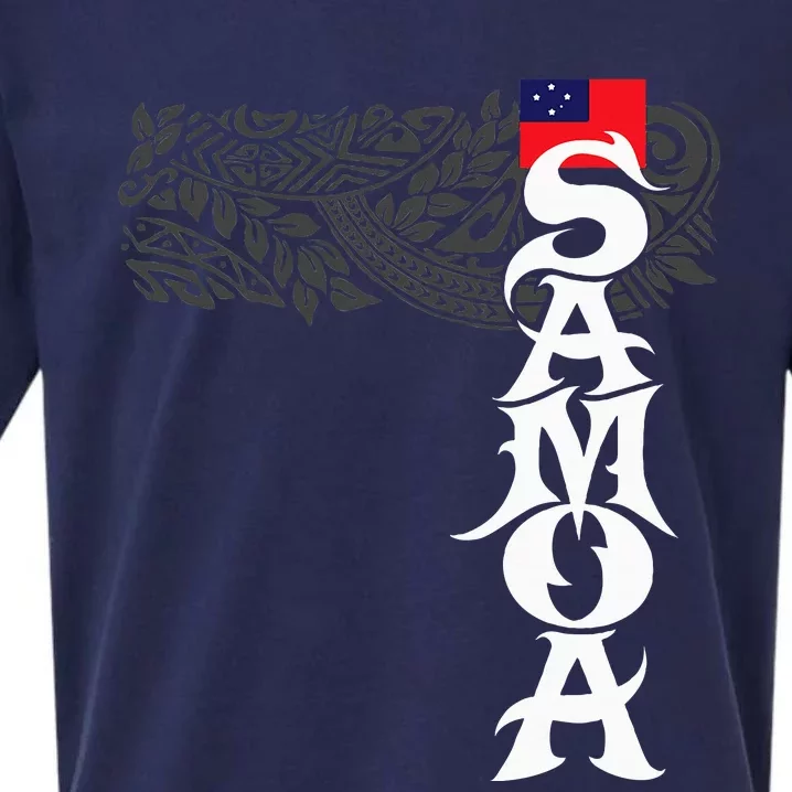 American Samoa Samoa Island Polynesian Samoan Sueded Cloud Jersey T-Shirt