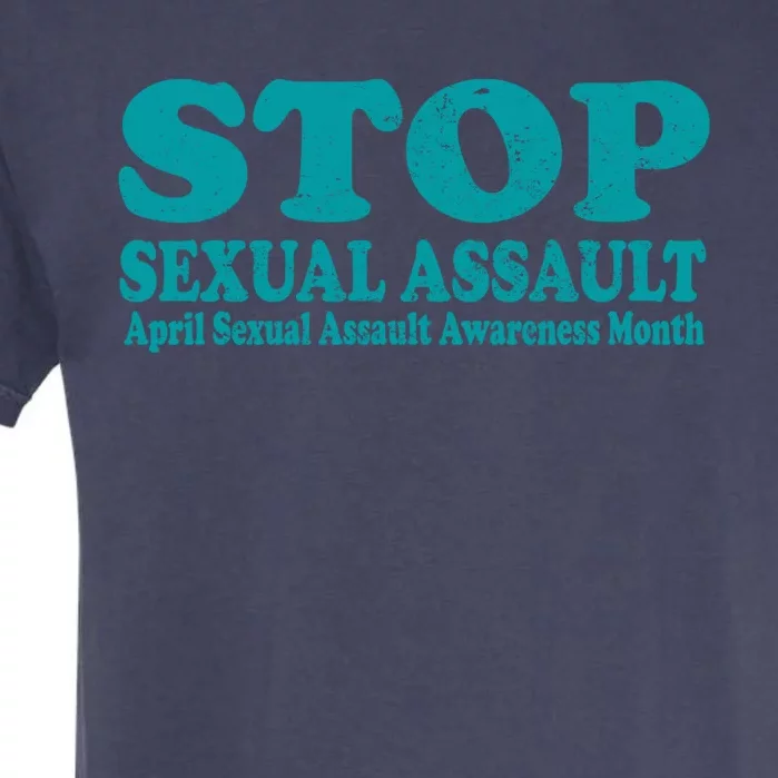 American Stop Sexual Assault April Awareness Month Gift Garment-Dyed Heavyweight T-Shirt