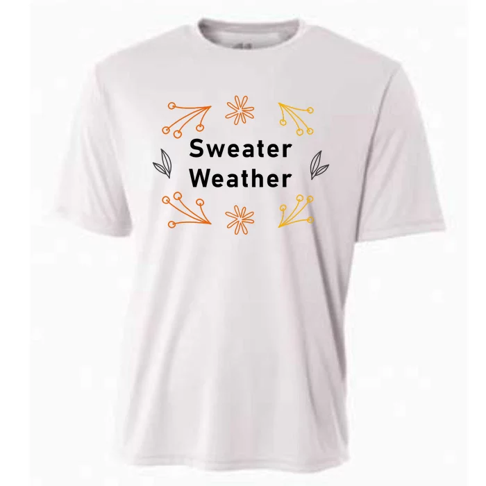 Autumn Season Sweater Weather Theme Cooling Performance Crew T-Shirt