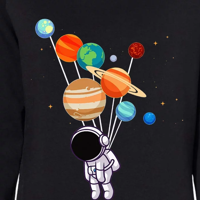 Astronaut Spaceman Space Planets Astronomy Gifts Womens California Wash Sweatshirt