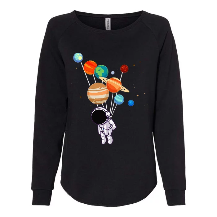 Astronaut Spaceman Space Planets Astronomy Gifts Womens California Wash Sweatshirt