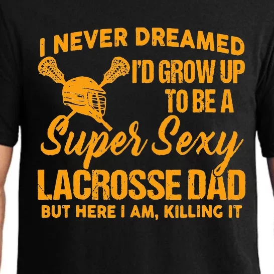 A Super Sexy Lacrosse Dad Pajama Set