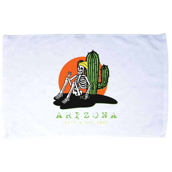 Arizona Skeleton Souvenir Microfiber Hand Towel