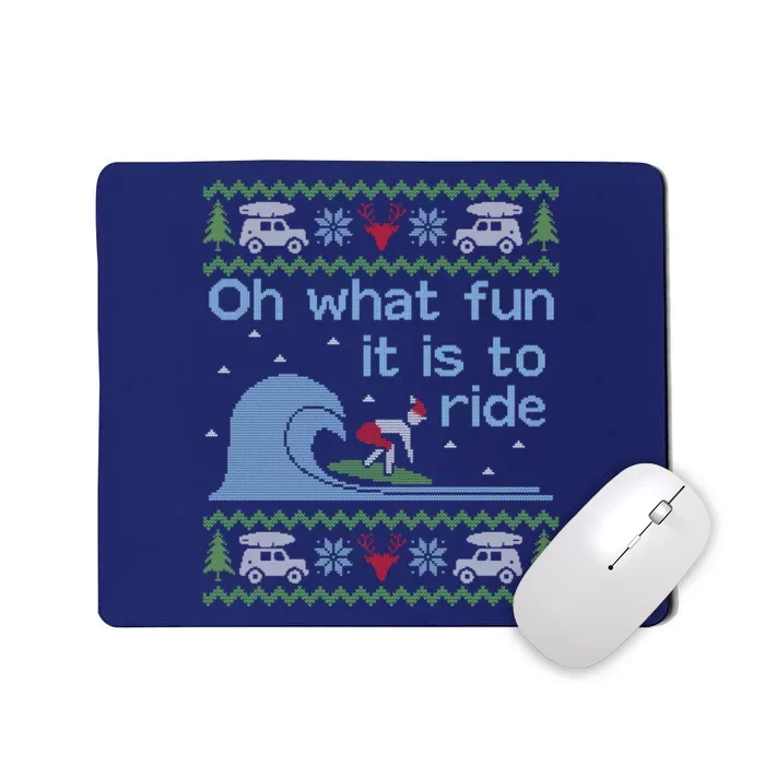 A Surfer Surfing Present For The Beach Lover Mousepad