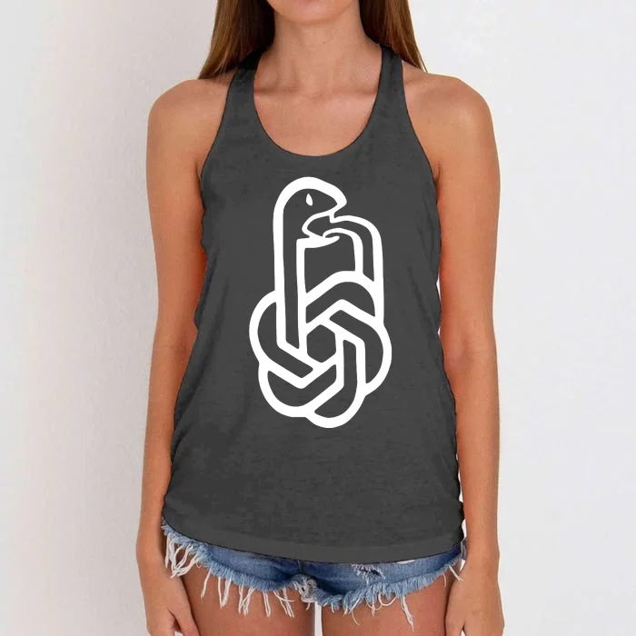 Aravind Srinivas Snake Ai Women's Knotted Racerback Tank