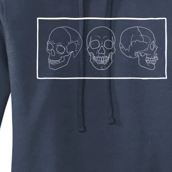 Aesthetic Skulls Soft Grunge Clothes Goth Teen Gift Women's Pullover Hoodie