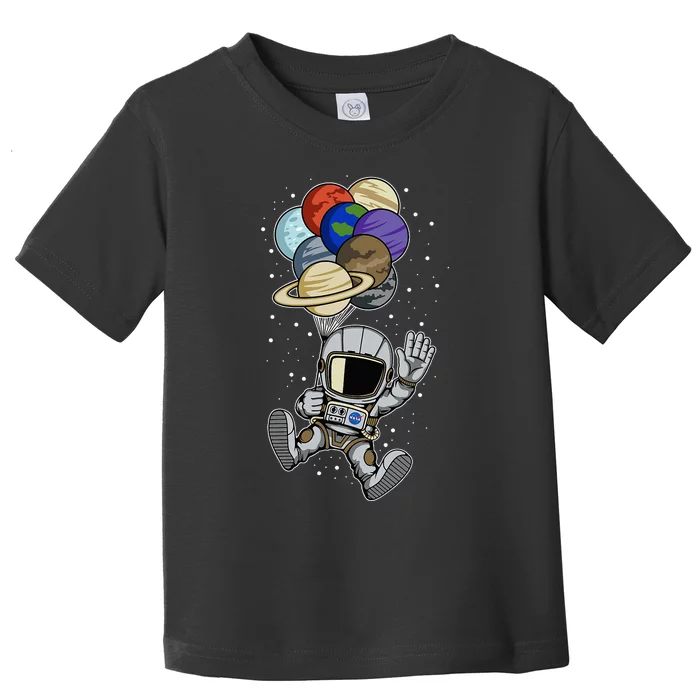 Astronaut Space Spaceman Planets social distancing Toddler T-Shirt