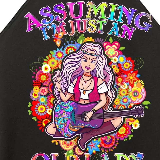 Assuming I'm Just An Old Lady Women’s Perfect Tri Rocker Tank