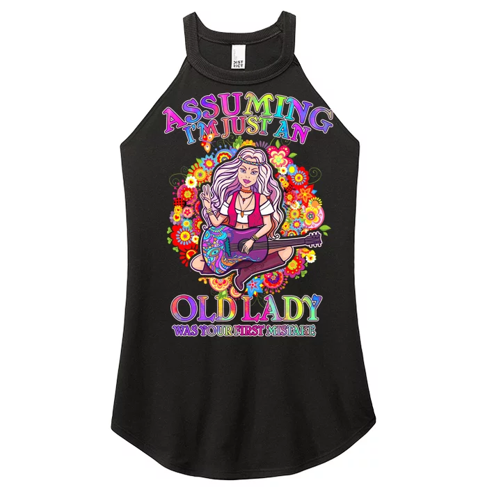 Assuming I'm Just An Old Lady Women’s Perfect Tri Rocker Tank