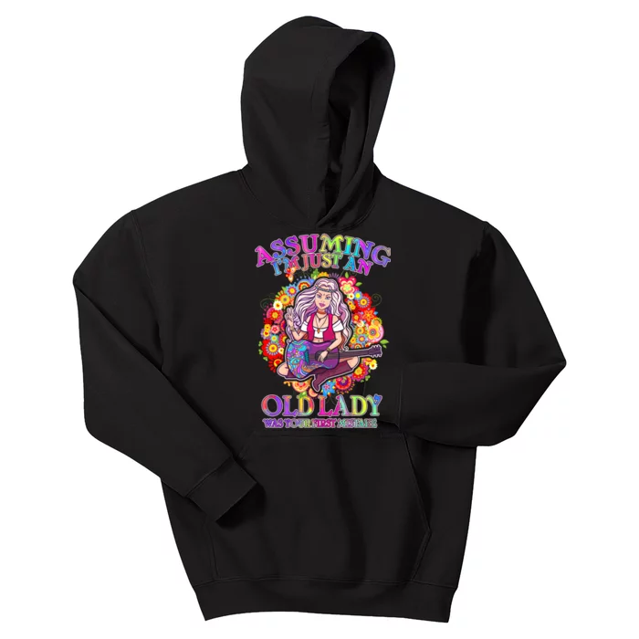 Assuming I'm Just An Old Lady Kids Hoodie